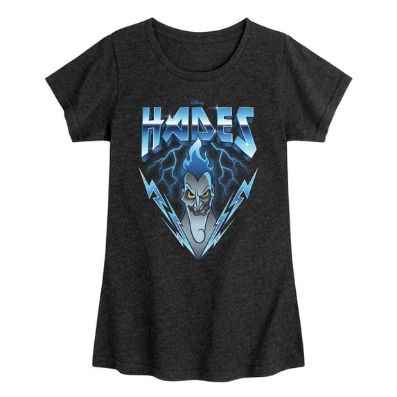 Disney Villains - Hades Glam Rock - Toddler & Youth Girls Short Sleeve Graphic T-Shirt