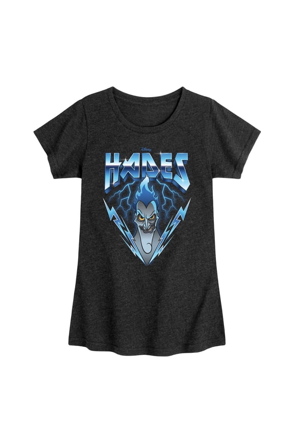 Villains - Hades Glam Rock - Toddler & Youth Girls Short Sleeve Graphic T-Shirt