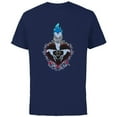 thumbnail image 1 of Disney Villains Hades Hercules Hot For You Valentine’s Day - Short Sleeve Cotton T-Shirt for Adults - Customized-Navy, 1 of 5