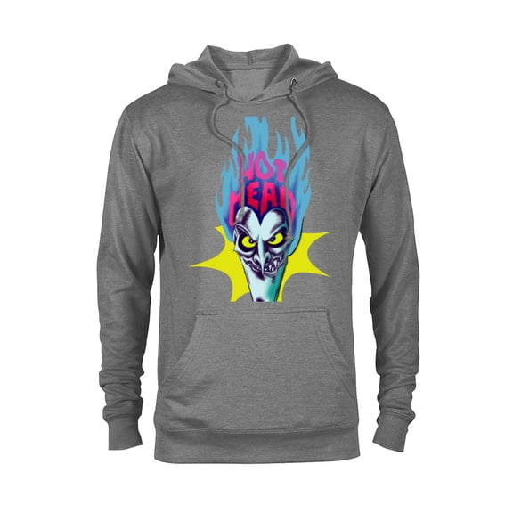 Disney Villains Hades Hot Head - Pullover Hoodie for Adults – Customized-Graphite Heather