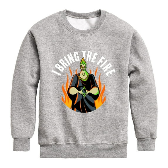 Disney Villains - Hades I Bring The Fire - Toddler And Youth Crewneck Fleece Sweatshirt