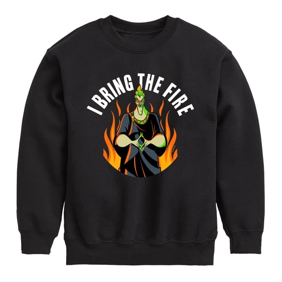 Disney Villains - Hades I Bring The Fire - Toddler And Youth Crewneck Fleece Sweatshirt