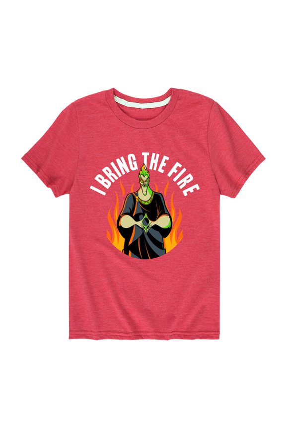 Villains - Hades I Bring The Fire - Toddler And Youth Short Sleeve Graphic T-Shirt