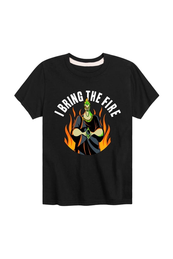 Villains - Hades I Bring The Fire - Toddler And Youth Short Sleeve Graphic T-Shirt
