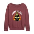 thumbnail image 1 of Disney Villains - Hades I Bring The Fire - Women's Lightweight French Terry Long Sleeve Shirt, 1 of 5