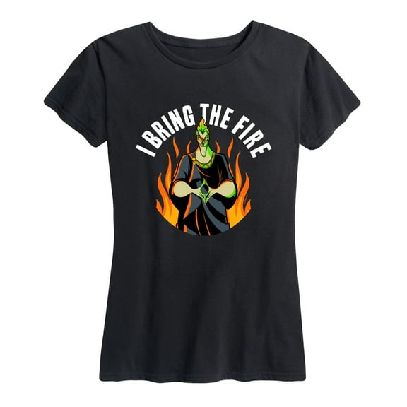 Disney Villains - Hades I Bring The Fire - Women's Short Sleeve Graphic T-Shirt