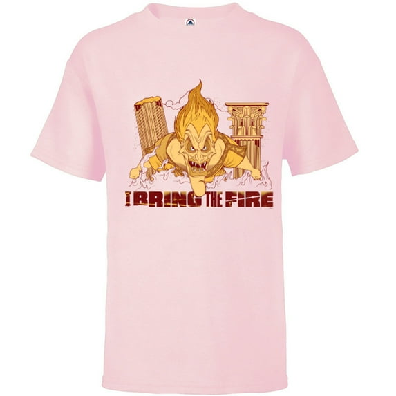 Disney Villains Hades I Bring the Fire - Short Sleeve T-Shirt for Kids - Customized-Soft Pink