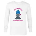 thumbnail image 1 of Disney Villains Hades If I Had Feelings Valentine's Day - Long Sleeve T-Shirt for Men - Customized-White, 1 of 5