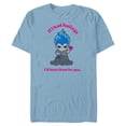 thumbnail image 1 of Disney Villains Hades If I Had Feelings - Short Sleeve Blended T-Shirt for Adults - Customized-Ocean Blue, 1 of 5