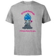 thumbnail image 1 of Disney Villains Hades If I Had Feelings Valentine's Day - Short Sleeve Cotton T-Shirt for Adults - Customized-Athletic Heather, 1 of 5