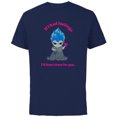thumbnail image 1 of Disney Villains Hades If I Had Feelings Valentine's Day - Short Sleeve Cotton T-Shirt for Adults - Customized-Navy, 1 of 5