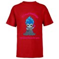 thumbnail image 1 of Disney Villains Hades If I Had Feelings Valentine’s Day - Short Sleeve T-Shirt for Kids - Customized-Red, 1 of 5
