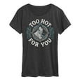 thumbnail image 1 of Disney Villains - Hades Too Hot For You - Women's Short Sleeve Graphic T-Shirt, 1 of 5