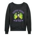 thumbnail image 1 of Disney Villains - Happily Never After - Women's Lightweight French Terry Long Sleeve Shirt, 1 of 5