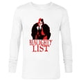 thumbnail image 1 of Disney Villains Holiday Christmas Cruella Naughty List - Long Sleeve T-Shirt for Men - Customized-White, 1 of 5