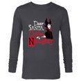 thumbnail image 1 of Disney Villains Holiday Maleficent Dear Santa Define Naughty - Long Sleeve T-Shirt for Men - Customized-Charcoal Heather, 1 of 5