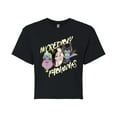 thumbnail image 1 of Disney Villains - Incredibly Fabulous - Juniors Cropped Cotton Blend T-Shirt, 1 of 5