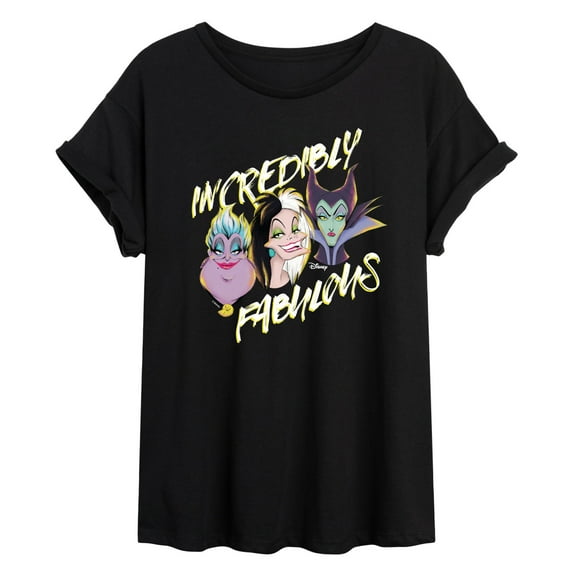 Disney Villains - Incredibly Fabulous - Women's Oversized T-Shirt