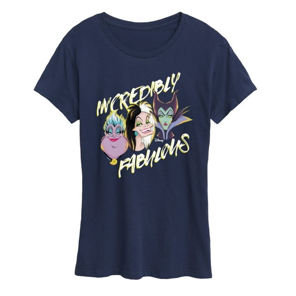 Disney Villains - Incredibly Fabulous - Women's Short Sleeve Graphic T-Shirt