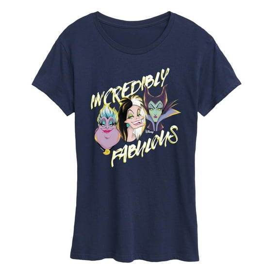 Disney Villains - Incredibly Fabulous - Women's Short Sleeve Graphic T-Shirt
