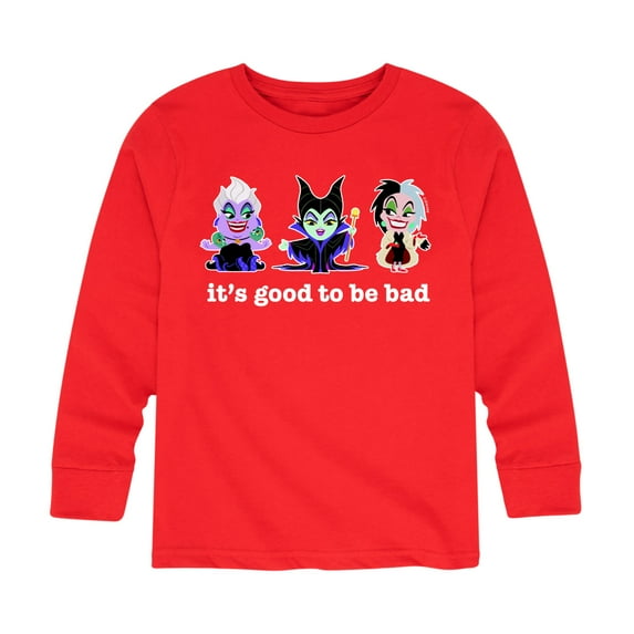 Disney Villains - It's Good To Be Bad - Toddler And Youth Long Sleeve Graphic T-Shirt