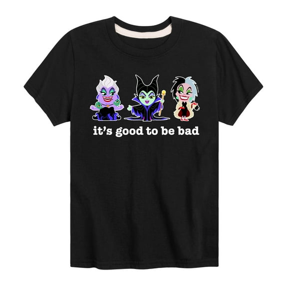 Disney Villains - It's Good To Be Bad - Toddler And Youth Short Sleeve Graphic T-Shirt