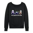 thumbnail image 1 of Disney Villains - It's Good To Be Bad - Women's Lightweight French Terry Long Sleeve Shirt, 1 of 5
