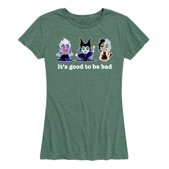 Disney Villains - It's Good To Be Bad - Women's Short Sleeve Graphic T-Shirt