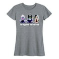thumbnail image 1 of Disney Villains - It's Good To Be Bad - Women's Short Sleeve Graphic T-Shirt, 1 of 5
