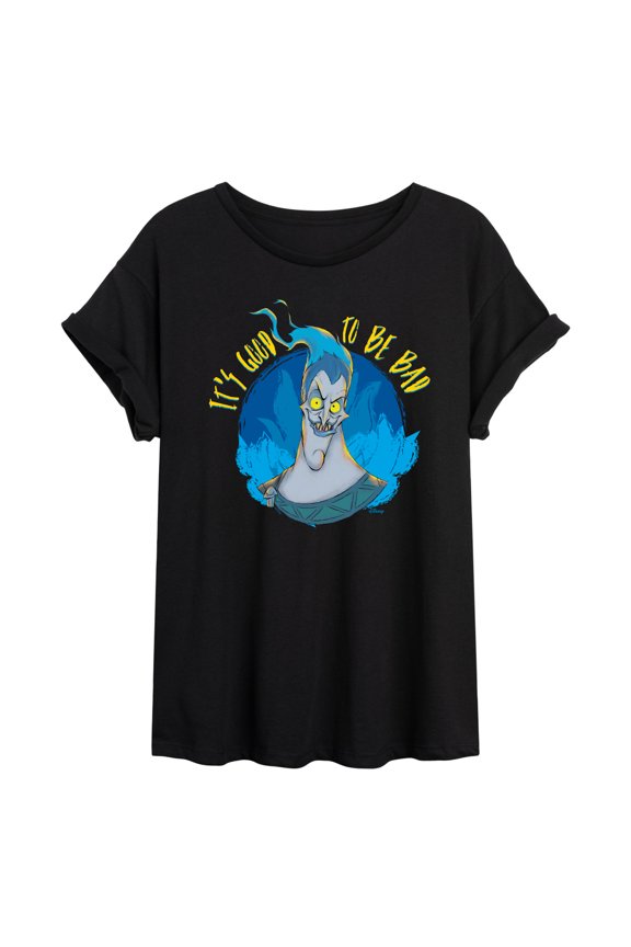 Villains - Its Good To Be Bad Hades - Juniors Ideal Flowy Muscle T-Shirt