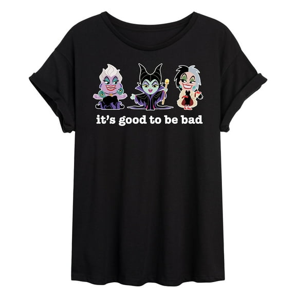 Disney Villains - Its Good To Be Bad - Juniors Ideal Flowy Muscle T-Shirt