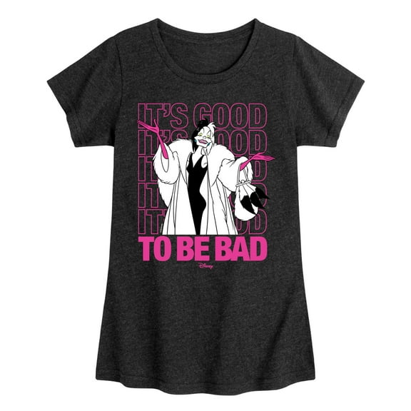 Disney Villains - Its Good To Be Bad - Toddler & Youth Girls Short Sleeve Graphic T-Shirt