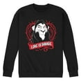 thumbnail image 1 of Disney Villains - Love Is Savage - Men's Crew Neck Fleece Pullover, 1 of 5