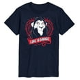 thumbnail image 1 of Disney Villains - Love Is Savage - Men's Short Sleeve Graphic T-Shirt, 1 of 5