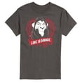 thumbnail image 1 of Disney Villains - Love Is Savage - Men's Short Sleeve Graphic T-Shirt, 1 of 5