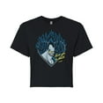thumbnail image 1 of Disney Villains - Love You To Death - Juniors Cropped Cotton Blend T-Shirt, 1 of 5