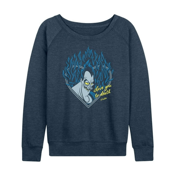 Disney Villains - Love You To Death - Women's Lightweight French Terry Long Sleeve Shirt