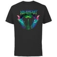 thumbnail image 1 of Disney Villains Maleficent 90s Rock Band Neon T-Shirt - Short Sleeve Cotton T-Shirt for Adults - Customized-Black, 1 of 5