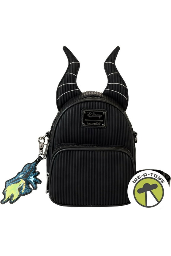Loungefly Disney Villains Malificent Convertible Mini Backpack
