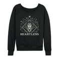thumbnail image 1 of Disney Villains - Maleficent Heartless - Women's Lightweight French Terry Long Sleeve Shirt, 1 of 5