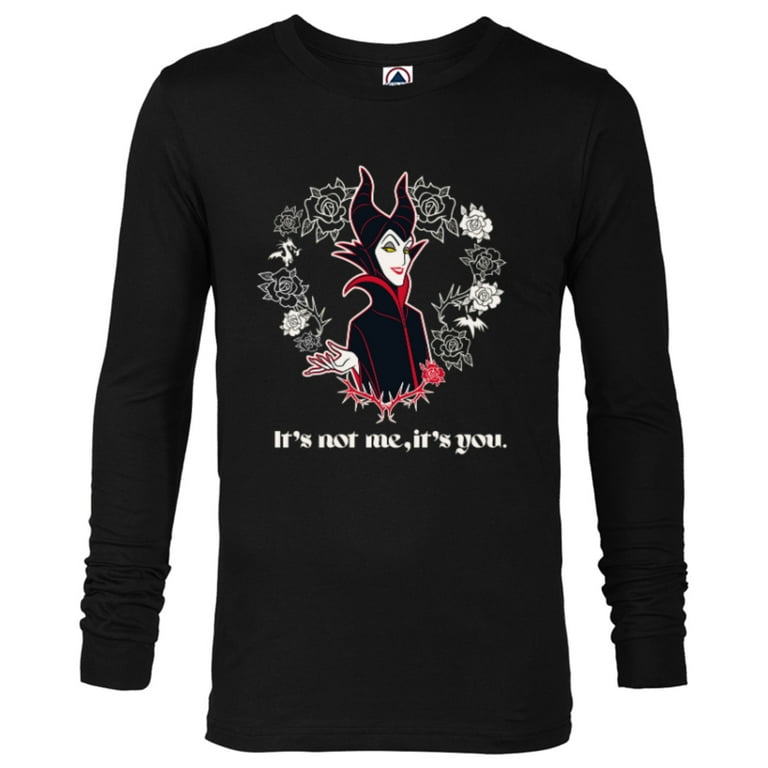 Disney Villains Maleficent It s Not Me It s You Long Sleeve T Shirt for Men Customized Black