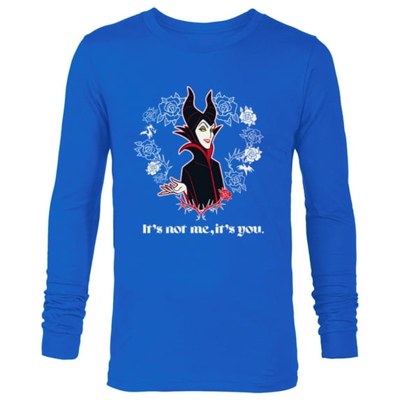 Disney Villains Maleficent It’s Not Me, It’s You - Long Sleeve T-Shirt for Men - Customized-Navy