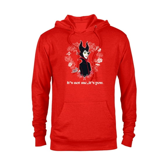 Disney Villains Maleficent It’s Not Me, It’s You - Pullover Hoodie for Adults - Customized-Red