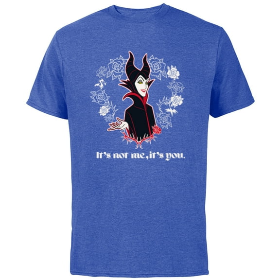 Disney Villains Maleficent It’s Not Me, It’s You - Short Sleeve Cotton T-Shirt for Adults - Customized-Royal Heather