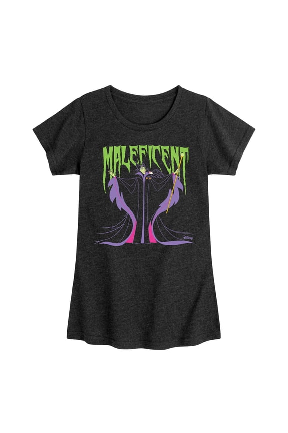 Villains - Maleficent - Toddler & Youth Girls Short Sleeve Graphic T-Shirt