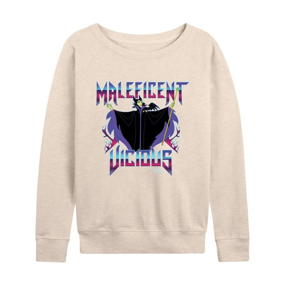 Disney Villains - Maleficent Vicious - Women's Lightweight French Terry Long Sleeve Shirt