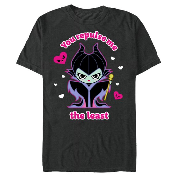 Disney Villains Maleficent You Repulse Me The Least - Short Sleeve Blended T-Shirt for Adults - Customized-Dark Heather
