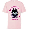 thumbnail image 1 of Disney Villains Maleficent You Repulse Me The Least - Short Sleeve T-Shirt for Kids - Customized-Soft Pink, 1 of 5