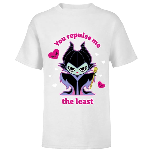 Disney Villains Maleficent You Repulse Me The Least - Short Sleeve T-Shirt for Kids - Customized-White