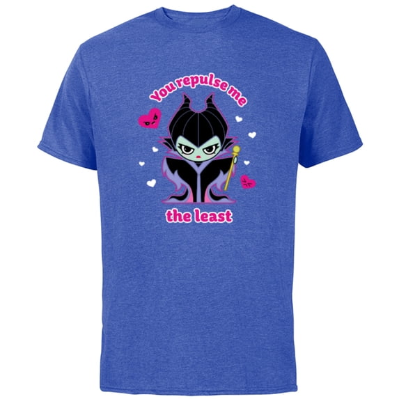 Disney Villains Maleficent You Repulse Me the Least - Short Sleeve Cotton T-Shirt for Adults - Customized-Royal Heather